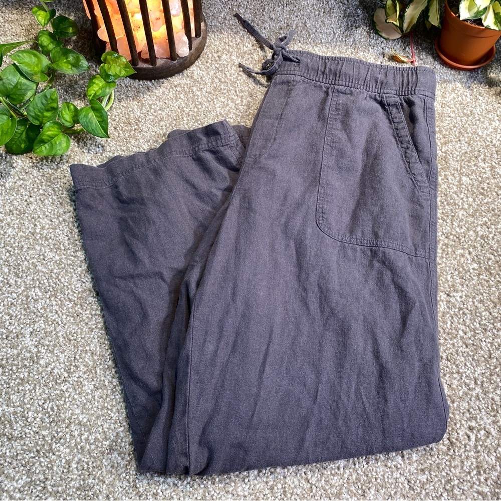GAP Wide Leg Linen Pants